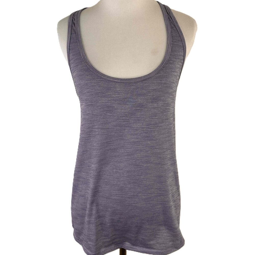 Lululemon Athletica Purple Racerback Our Sport Scoop Neck Tank Top
